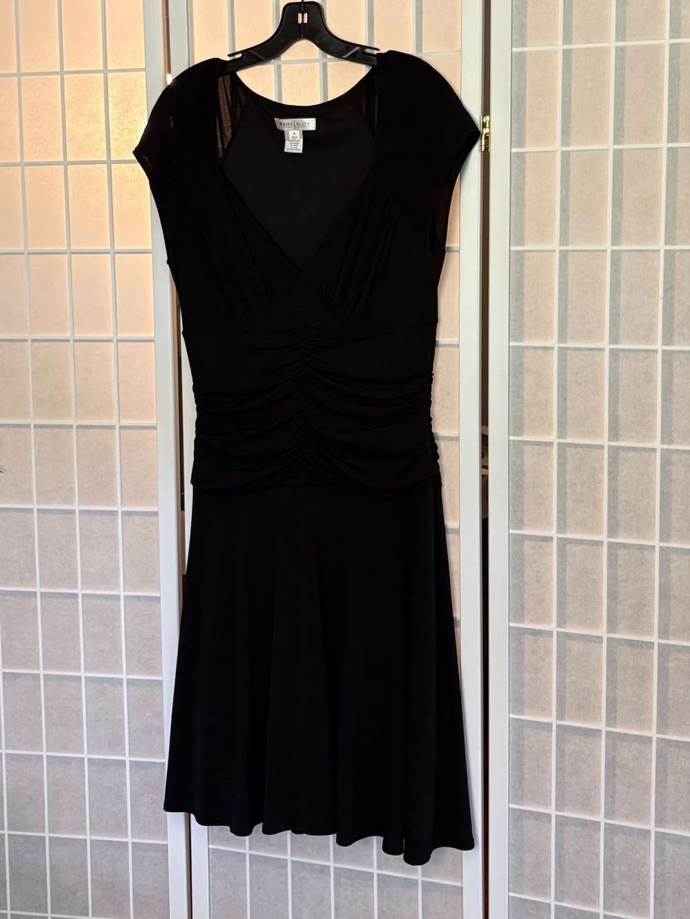 Black Ruched Women’s Dress